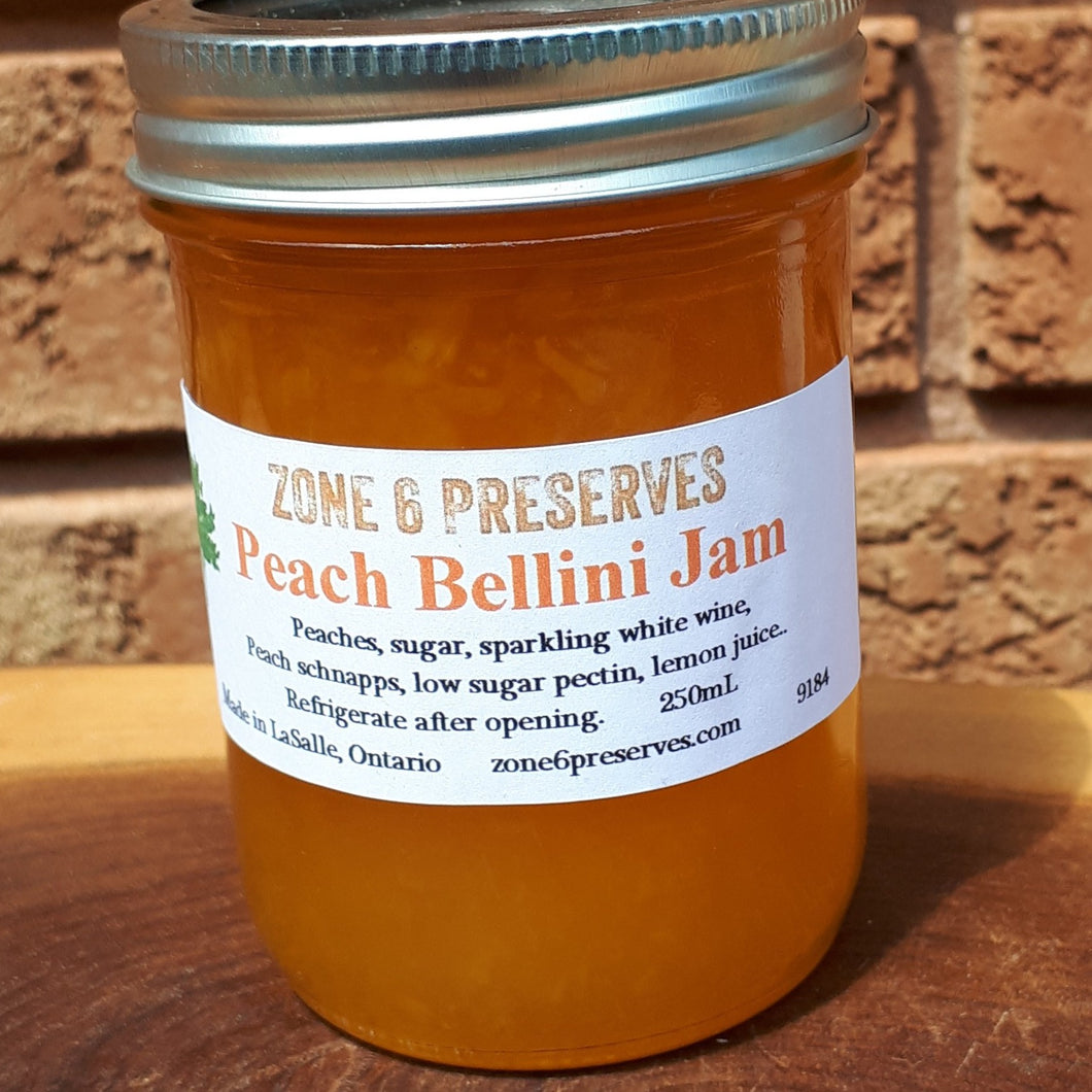 Peach Bellini Jam