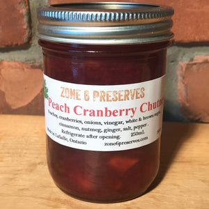 Peach Cranberry Chutney