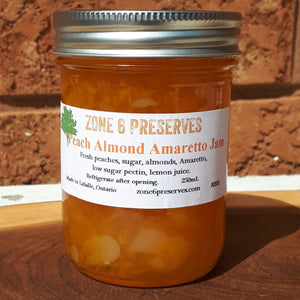 Peach Almond Amaretto Jam